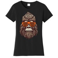 Bigfoot Birthday for Cool Striped Animal Theme Party Women's T-Shirt