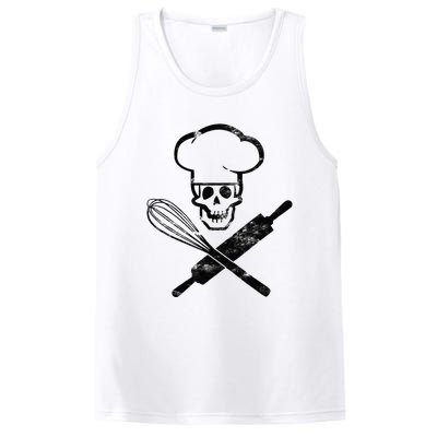 Badass Baker Funny Baking I Love Baking Humor PosiCharge Competitor Tank