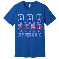 Bbq Beer Freedom Gift Premium T-Shirt