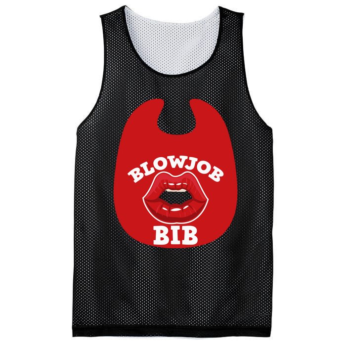 Blowjob Bib Funny Adult Women Dirty Humor Blowjob Bib Mesh Reversible Basketball Jersey Tank