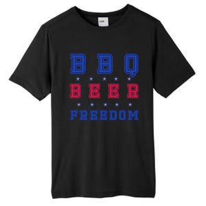 Bbq Beer Freedom Gift Tall Fusion ChromaSoft Performance T-Shirt