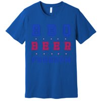 Bbq Beer Freedom Gift Premium T-Shirt