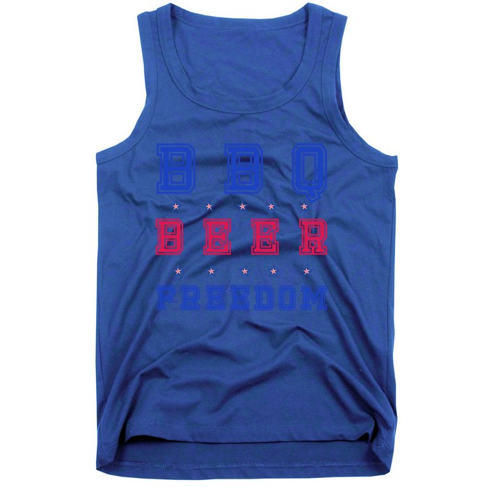 Bbq Beer Freedom Gift Tank Top