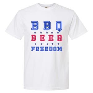 Bbq Beer Freedom Gift Garment-Dyed Heavyweight T-Shirt