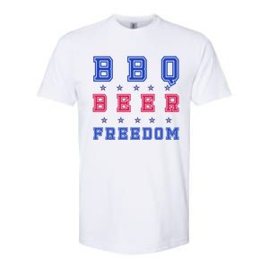 Bbq Beer Freedom Gift Softstyle CVC T-Shirt