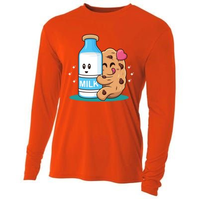 Bffl Best Friend 4 Life Biscuit Hugging Milk Love Hair Pin Gift Cooling Performance Long Sleeve Crew