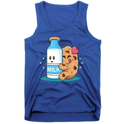 Bffl Best Friend 4 Life Biscuit Hugging Milk Love Hair Pin Gift Tank Top