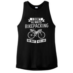 Bikepacking Bike Funny Riding Bikepack Touring Ladies PosiCharge Tri-Blend Wicking Tank