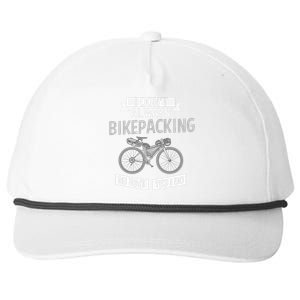 Bikepacking Bike Funny Riding Bikepack Touring Snapback Five-Panel Rope Hat