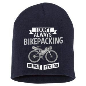 Bikepacking Bike Funny Riding Bikepack Touring Short Acrylic Beanie