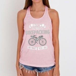 Bikepacking Bike Funny Riding Bikepack Touring Women's Knotted Racerback Tank