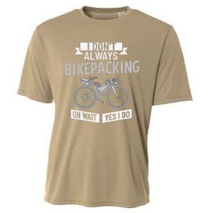 Bikepacking Bike Funny Riding Bikepack Touring Cooling Performance Crew T-Shirt