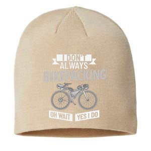 Bikepacking Bike Funny Riding Bikepack Touring Sustainable Beanie