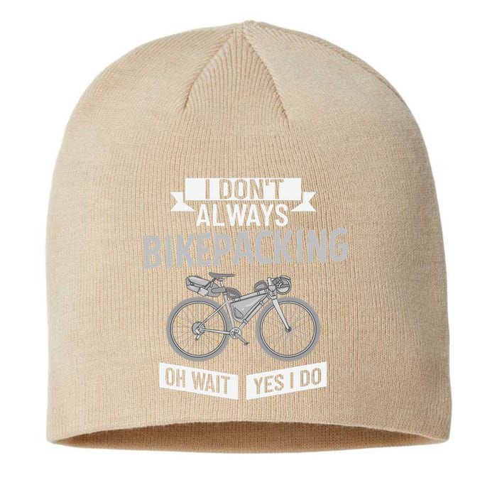 Bikepacking Bike Funny Riding Bikepack Touring Sustainable Beanie