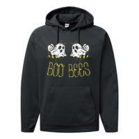 Boo Bees Funny Couples Halloween Costume For Adult Her Performance Fleece Hoodie