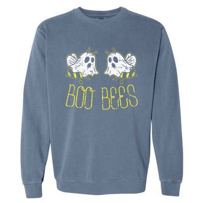 Boo Bees Funny Couples Halloween Costume For Adult Her Garment-Dyed Sweatshirt