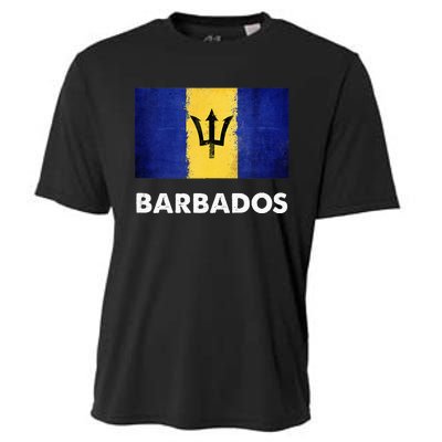 Barbadian Barbados Flag Cooling Performance Crew T-Shirt