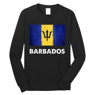 Barbadian Barbados Flag Long Sleeve Shirt