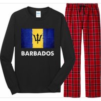 Barbadian Barbados Flag Long Sleeve Pajama Set