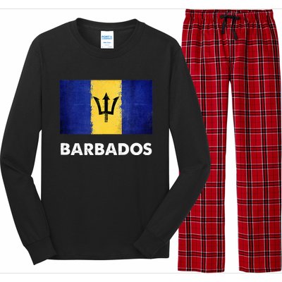 Barbadian Barbados Flag Long Sleeve Pajama Set