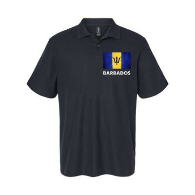 Barbadian Barbados Flag Softstyle Adult Sport Polo