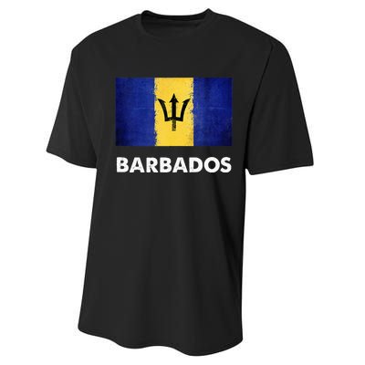 Barbadian Barbados Flag Performance Sprint T-Shirt