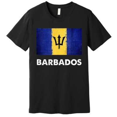 Barbadian Barbados Flag Premium T-Shirt