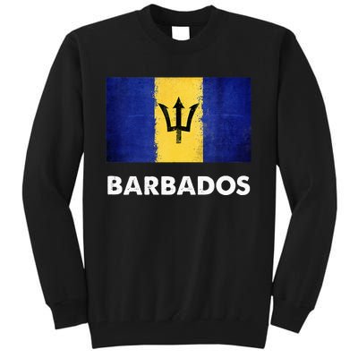 Barbadian Barbados Flag Tall Sweatshirt