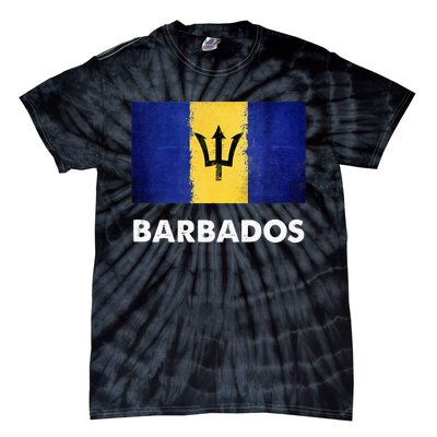 Barbadian Barbados Flag Tie-Dye T-Shirt