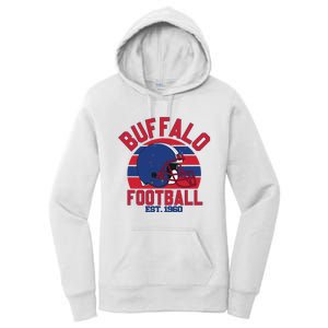 Buffalo Bull Football Est 1960 Team Supporter Women's Pullover Hoodie