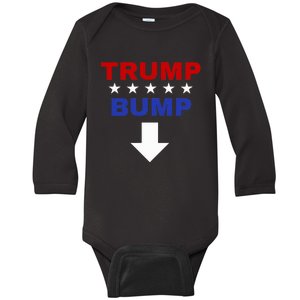 Baby Bump For Trump Baby Long Sleeve Bodysuit