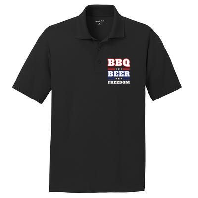 Bbq Beer Freedom 2020 Proud Gift PosiCharge RacerMesh Polo