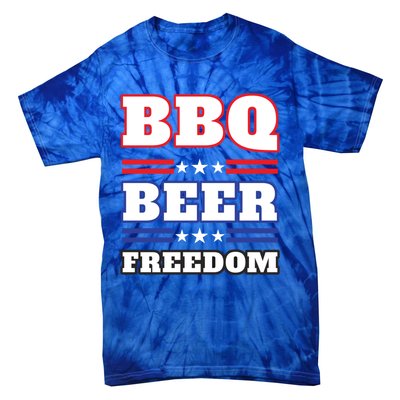 Bbq Beer Freedom 2020 Proud Gift Tie-Dye T-Shirt