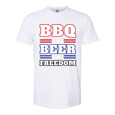 Bbq Beer Freedom 2020 Proud Gift Softstyle CVC T-Shirt