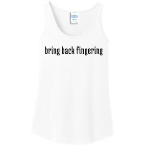 Bring Back Fingering Ladies Essential Tank