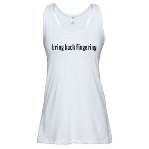 Bring Back Fingering Ladies Essential Flowy Tank