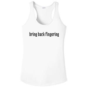 Bring Back Fingering Ladies PosiCharge Competitor Racerback Tank