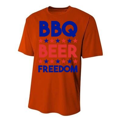 Bbq Beer Freedom 4th Of July Summer Party Gift America Usa Great Gift Performance Sprint T-Shirt