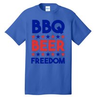 Bbq Beer Freedom 4th Of July Summer Party Gift America Usa Great Gift Tall T-Shirt