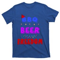 Bbq Beer Freedom America Christmas Cute Gift T-Shirt