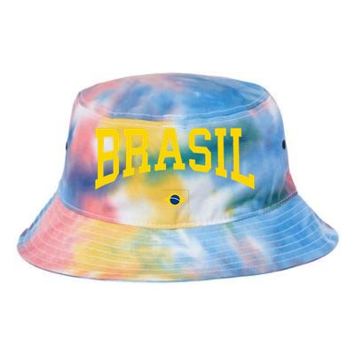 Brasil Brazilian Flag Green Tie Dye Newport Bucket Hat