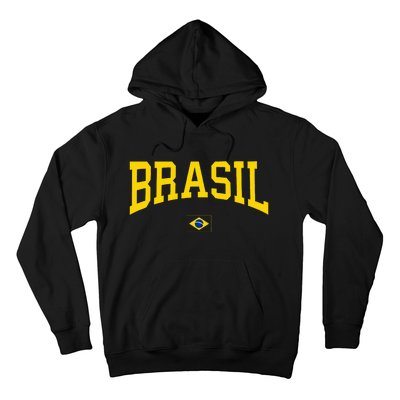 Brasil Brazilian Flag Green Hoodie