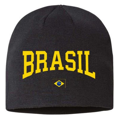 Brasil Brazilian Flag Green Sustainable Beanie