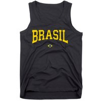 Brasil Brazilian Flag Green Tank Top