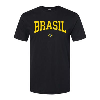 Brasil Brazilian Flag Green Softstyle CVC T-Shirt