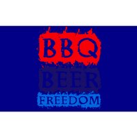 Bbq Beer Freedom Ll Americans Gift Bumper Sticker