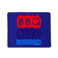 Bbq Beer Freedom Ll Americans Gift Mousepad