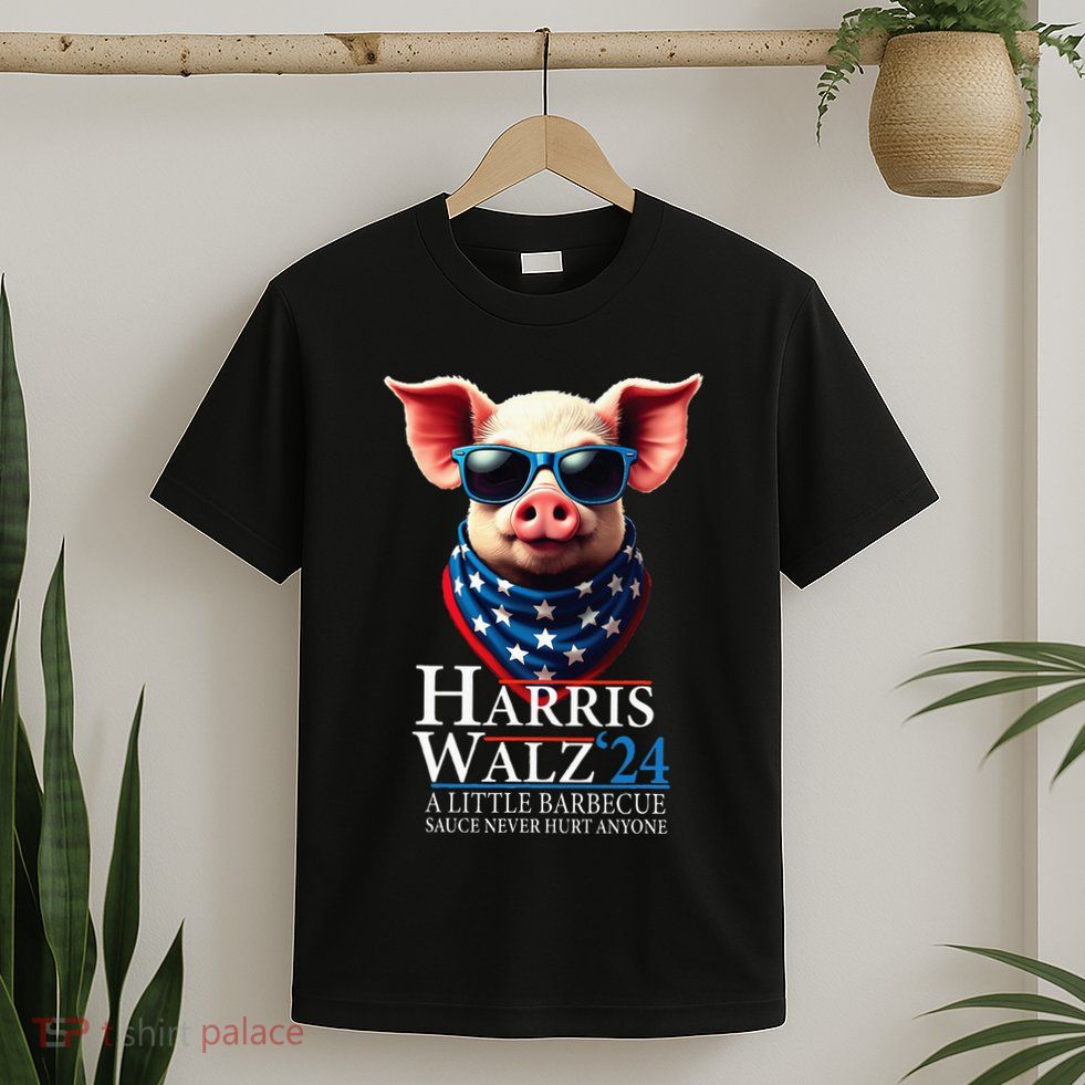 Barbecue Bbq Funny Pork Kamala Harris Waltz 2024 T-Shirt