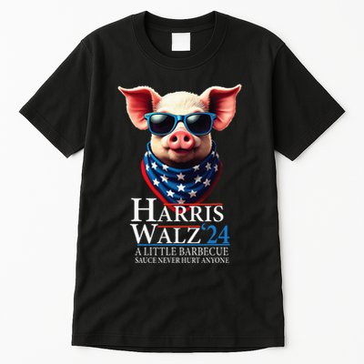 Barbecue Bbq Funny Pork Kamala Harris Waltz 2024 Tall T-Shirt