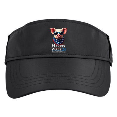 Barbecue Bbq Funny Pork Kamala Harris Waltz 2024 Adult Drive Performance Visor